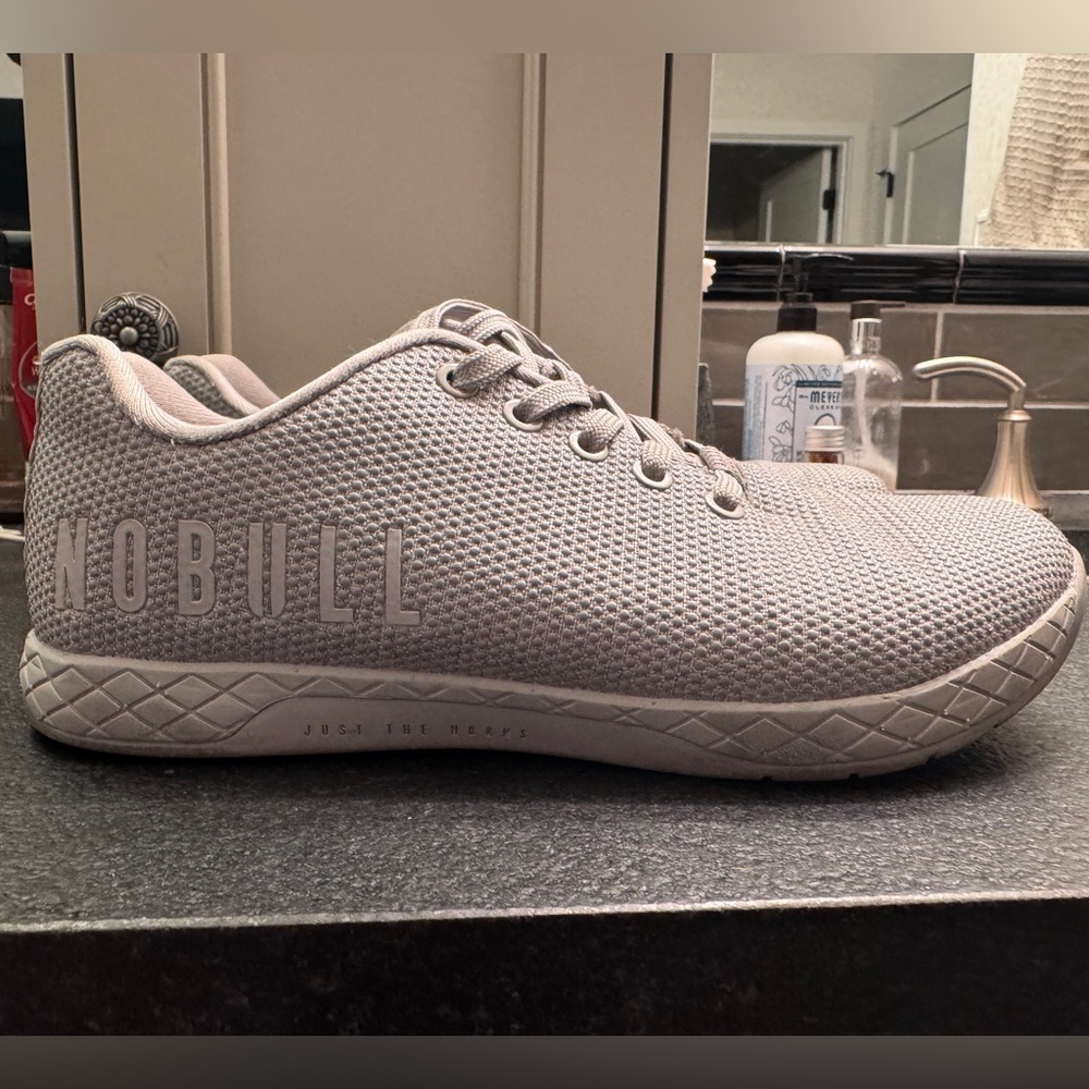 NO BULL, silver, women’s CrossFit shoes, size 8.5